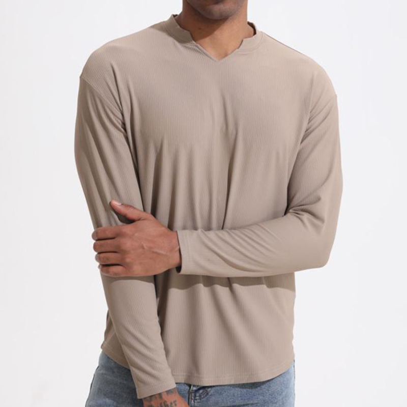 Mens Wicking Long sleeve Tee Shirt