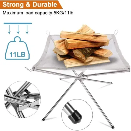 Outdoor Fire pits with cooking BBQ wood burning simple fire pits