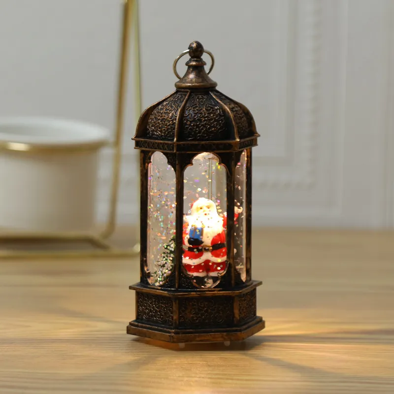 Lámpara de viento LED portátil para la decoración de vacaciones y hogares