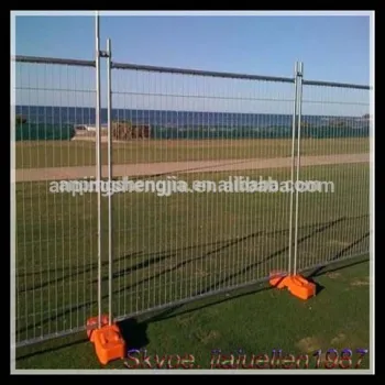 China factory customized steel galvanized temporary fence
