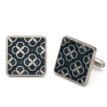 Wholesale Custom Engrave Vintage Carbon Cufflink