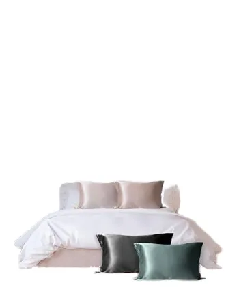 100% Mulberry Pure Silk Pillowcase - Organic, Non-Toxic, Embroidered Silk Pillow Case