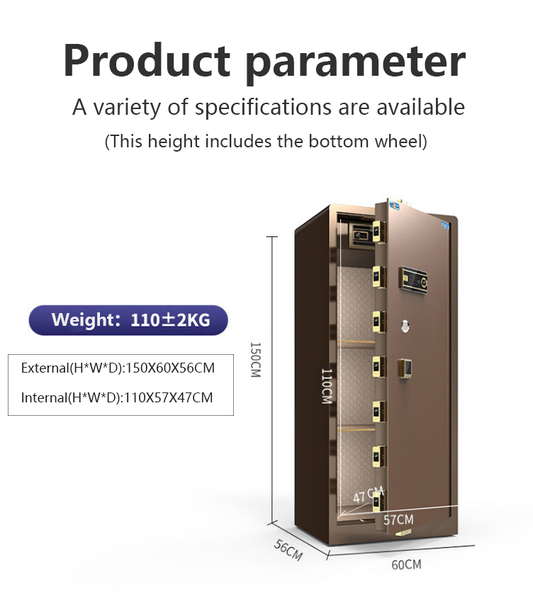 electronic safe size