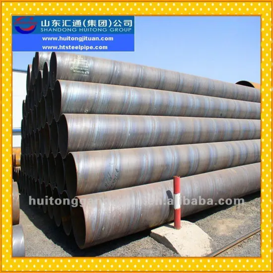 Large Diameter Thin Wall Spiral Welded Low Carbon Steel DN700 Pipe