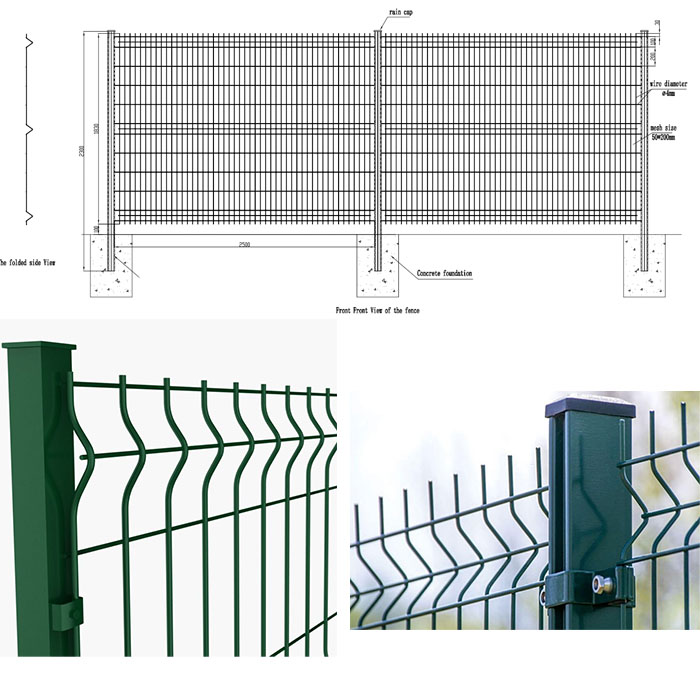 welded wire mesh fence