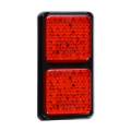 12V & 24v ti fọwọsi 80mm square ti a fọwọsi iru ina ati olufihan pẹlu oluyipada fun ọkọ oju irin