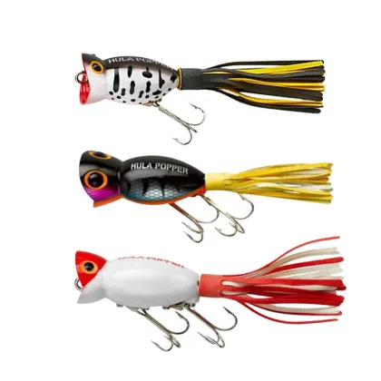 Wholesale Lifeslike Frog Poppers and Silicone Skirted Lures for Fishing