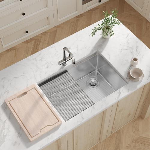 Stylish and Easy-to-Clean Kitchen Basin 27x19