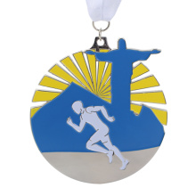 Medalha de corrida de ouro da Grécia personalizada