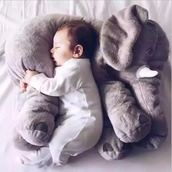 Cute Giant Plush Elephant Baby Pillow Toys