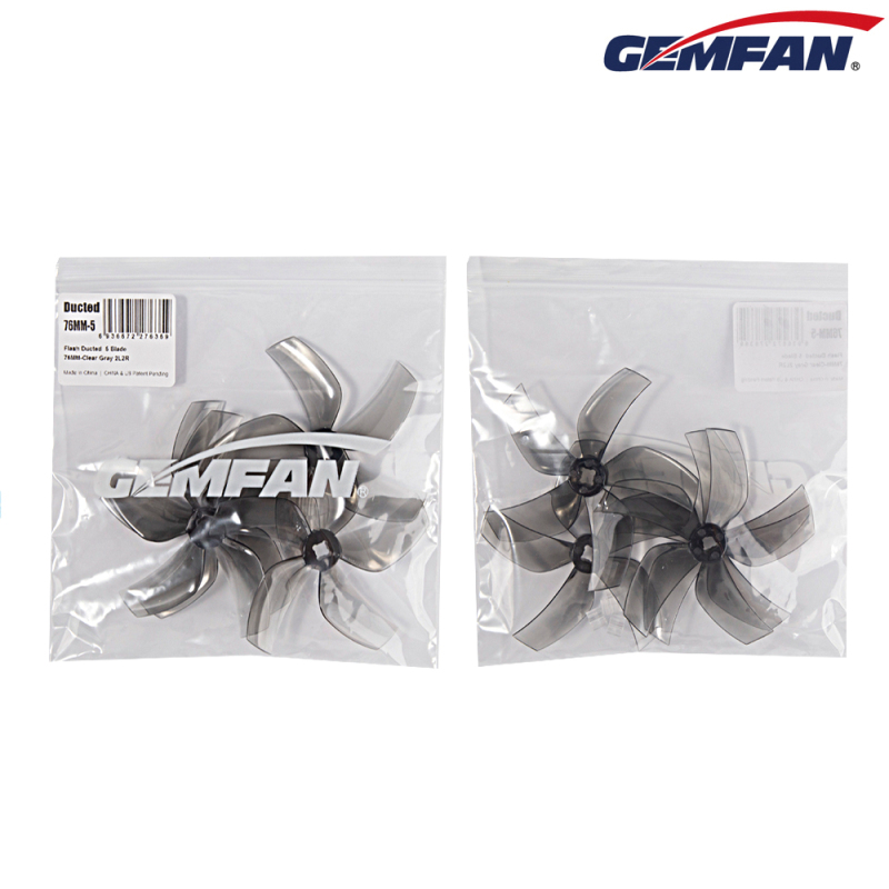GEMFAN D76 Five Bladed FPV Crossover Propeller