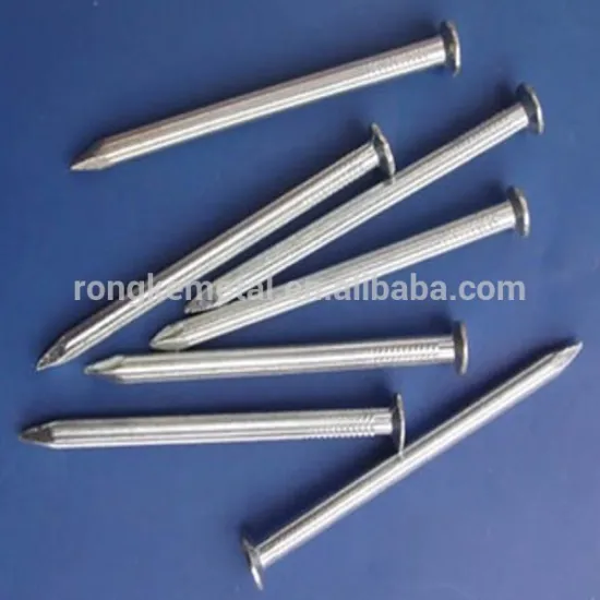 Concrete nail and steel nail