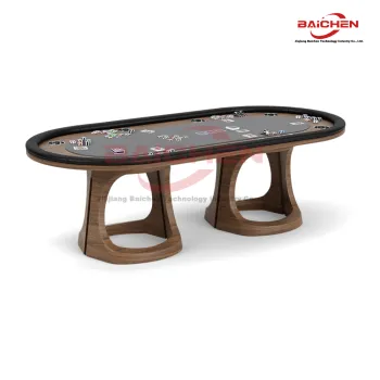 professional long poker table for casino