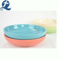 Walmart Wholesale restaurant salad round ceramic fruit plate