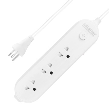 Thailand Factory Wholesale Custom Power Strips - 3 Outlet White Extension Sockets