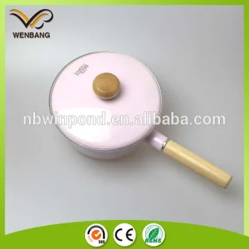 top selling different sizes cook pan, durable camping enamel sauce pan