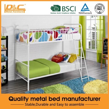 cheap high quality double bed hot selling metal frame bunk beds