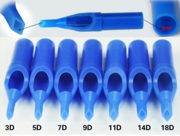 Disposable Short Tips Blue