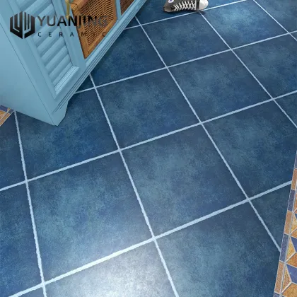 American Vintage Exquisite Elegant 400x400mm Anti-Slip Ceramic Tiles for Garden, Courtyard, and Kitchen