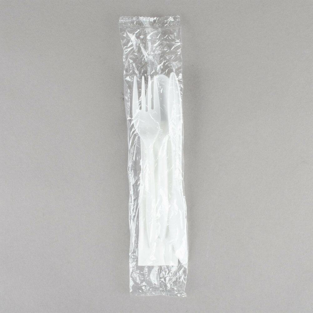 Individually Wrapped Plastic Cutlery Sets