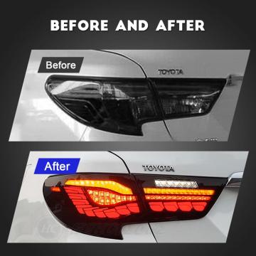 Start-up Animation LED lanternas traseiras para Toyota Mark X Reiz 2013-2019