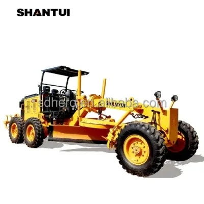 SHANTUI SG14 Mini Motor Grader - 140HP 11.6Ton Grader Dozer Machine for Sale