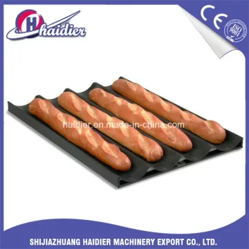 5- Row Aluminium Perforated Baguette Pan for Bakery