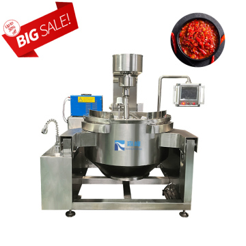 Automatic Commercial Electric Heating Cooker with Mixer for Industrial Cooking Chili Paste
