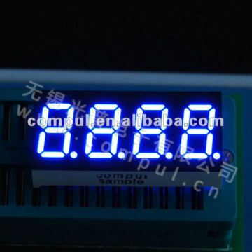 0.56 Inch Four Digital 7 Segment LED Display, Blue LED display, Blue LED numeric display