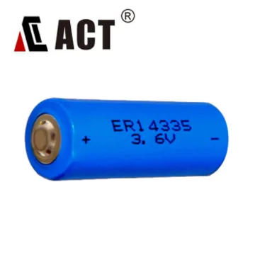 3.6V 2/3aa size lithium cell er14335 battery capacity meter