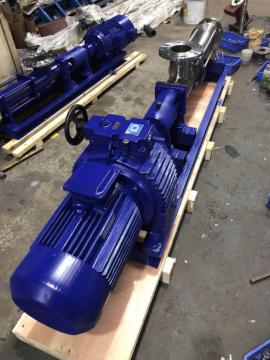single screw pump with speed control motor