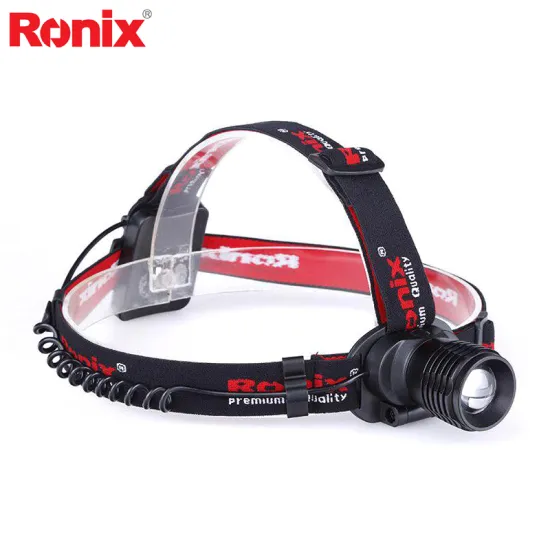 Ronix Rechargeable 1W Powerful Aluminum LED Head Lamp Hiking Camping Head Lamp Model RH-2480