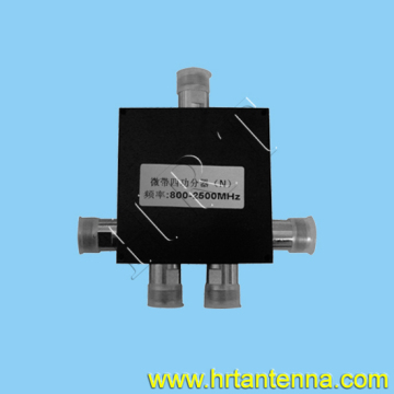 800~2500mhz 4 Way splitter HRT-4-0825