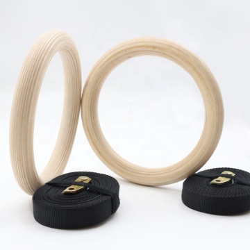 De Madera Wooden Gymnastic Rings: Adjustable Pull Up and Cross Fit Training Equipment