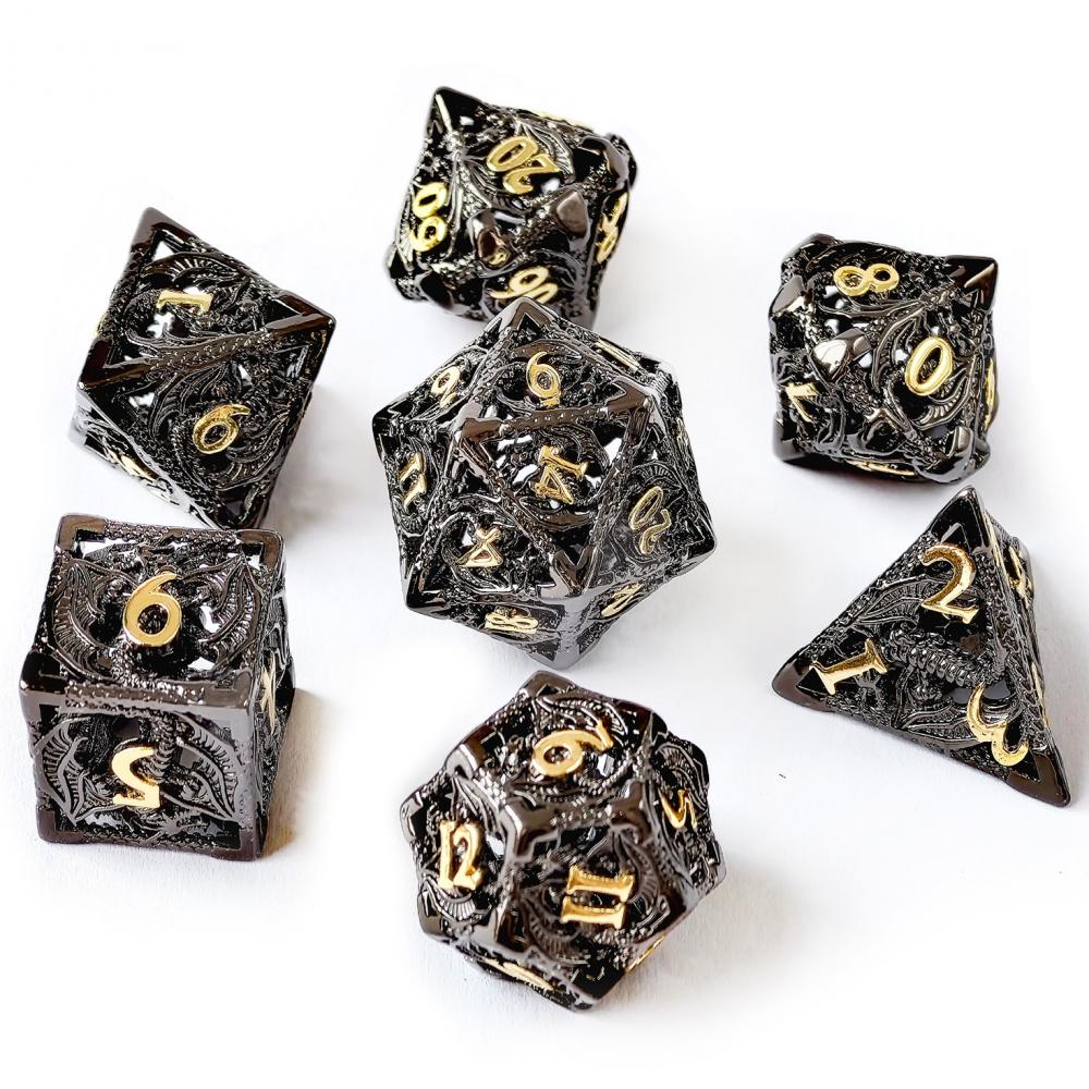 Hollow Metal Dnd Dice