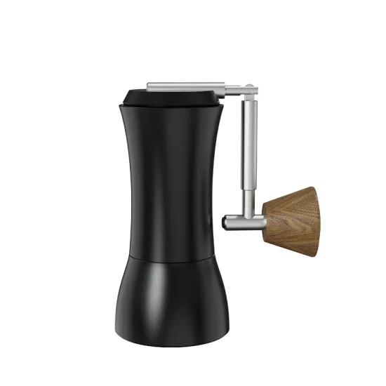 DHPO Portable Mini Camping Manual Coffee Grinder - Eco-Friendly Wood Handle