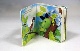 Children Custom Board Book Printing Service With Black Whit