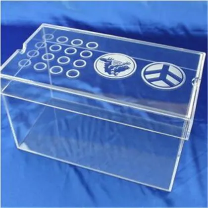 Clear Acrylic Shoe Box for Brand Name