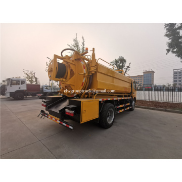 4x2 used vacuum sewage suction tanker truck