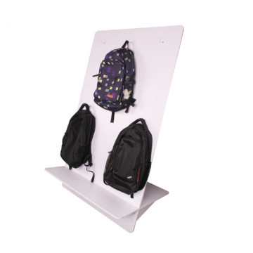 Акриловая стеллаж для рюкзака для розничного магазина