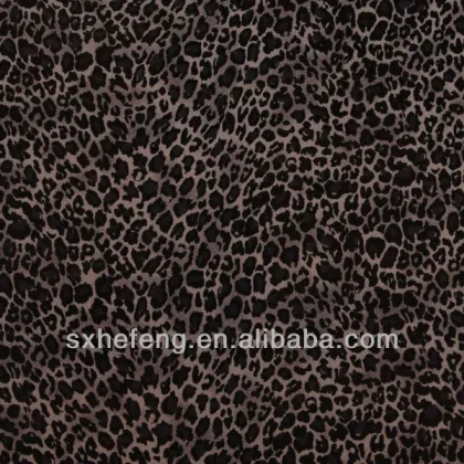 viscose rayon 100% viscose leopard blouse