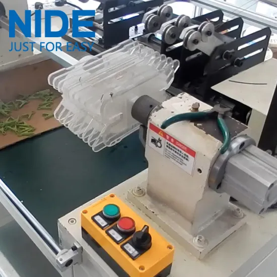 Multi layer stator winding machine