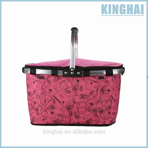 Foldable shopping basket/cooling picnic basket/insulation picnic basket