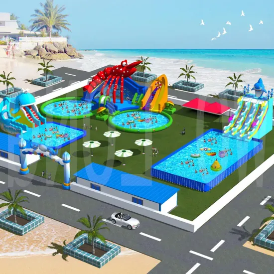 Giant best selling park playing inflatable water park