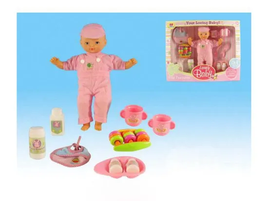 14" DOLL + ACCESSORIES