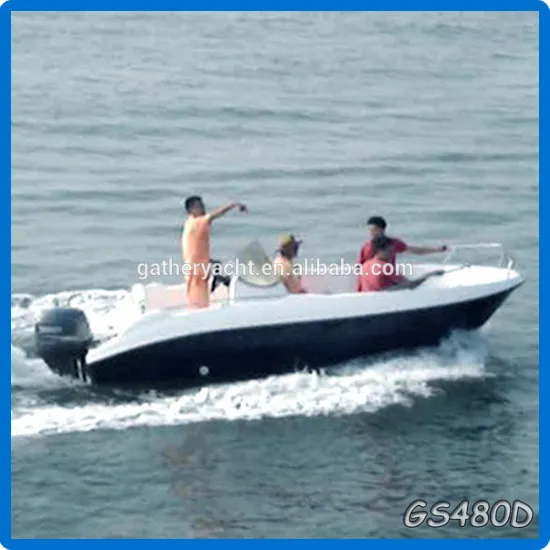 Gather china 2016 hot sale 4.8m fiberglass fishing boat for sale