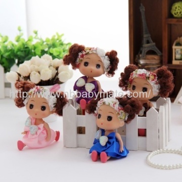 12cm Flowers Hair Band Plastic Confused Doll 