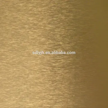 3mm 4mm Golden brush aluminum composite panel drawing acp sheet