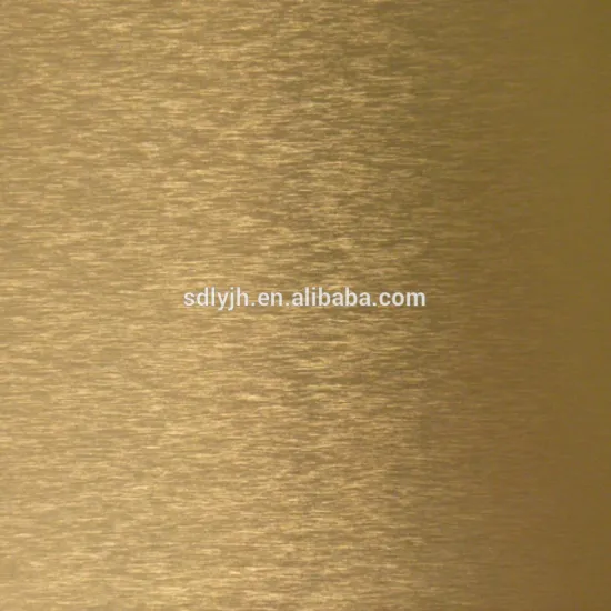 3mm 4mm Golden brush aluminum composite panel drawing acp sheet
