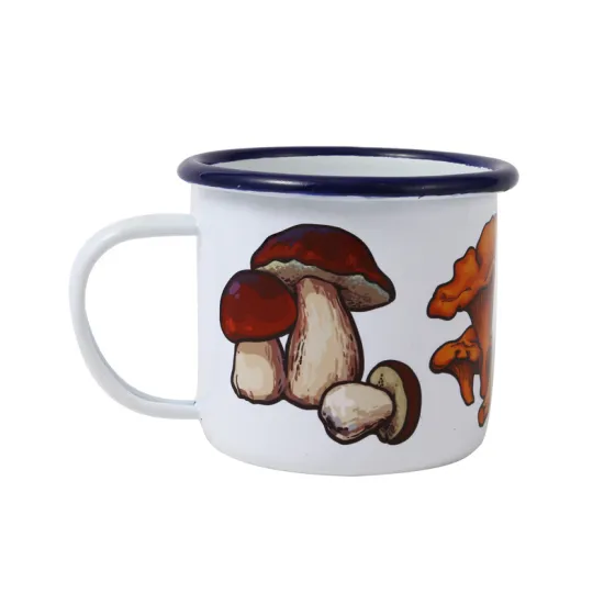 Heat Transfer Sublimation Enamel Camping Coffee Mug Cup with Logo Printing